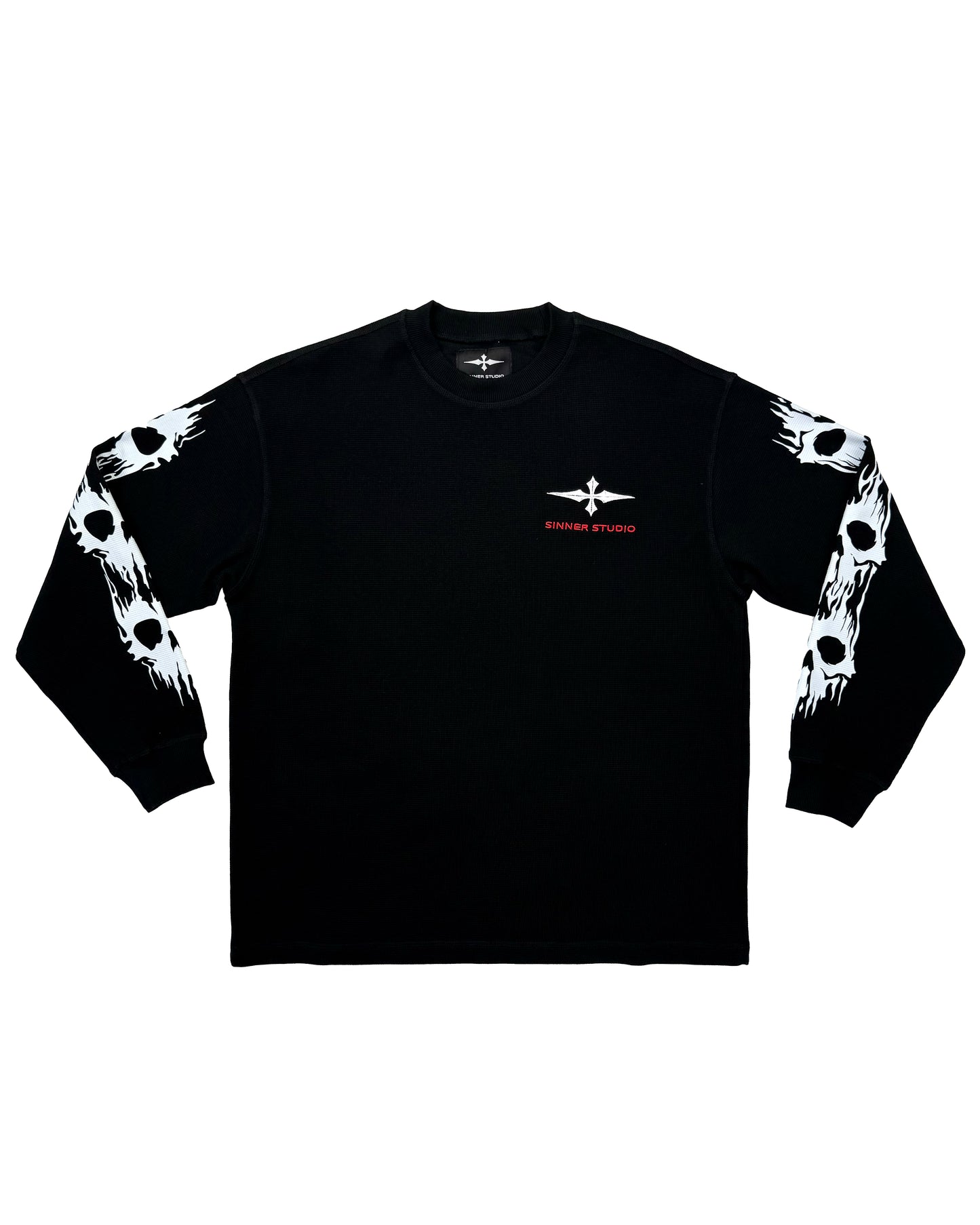 I SEE GHOST WAFFLE LONG SLEEVE SHIRT