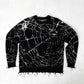 SPIDER WEB DISTRESSED JUMPER i
