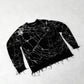 SPIDER WEB DISTRESSED JUMPER i