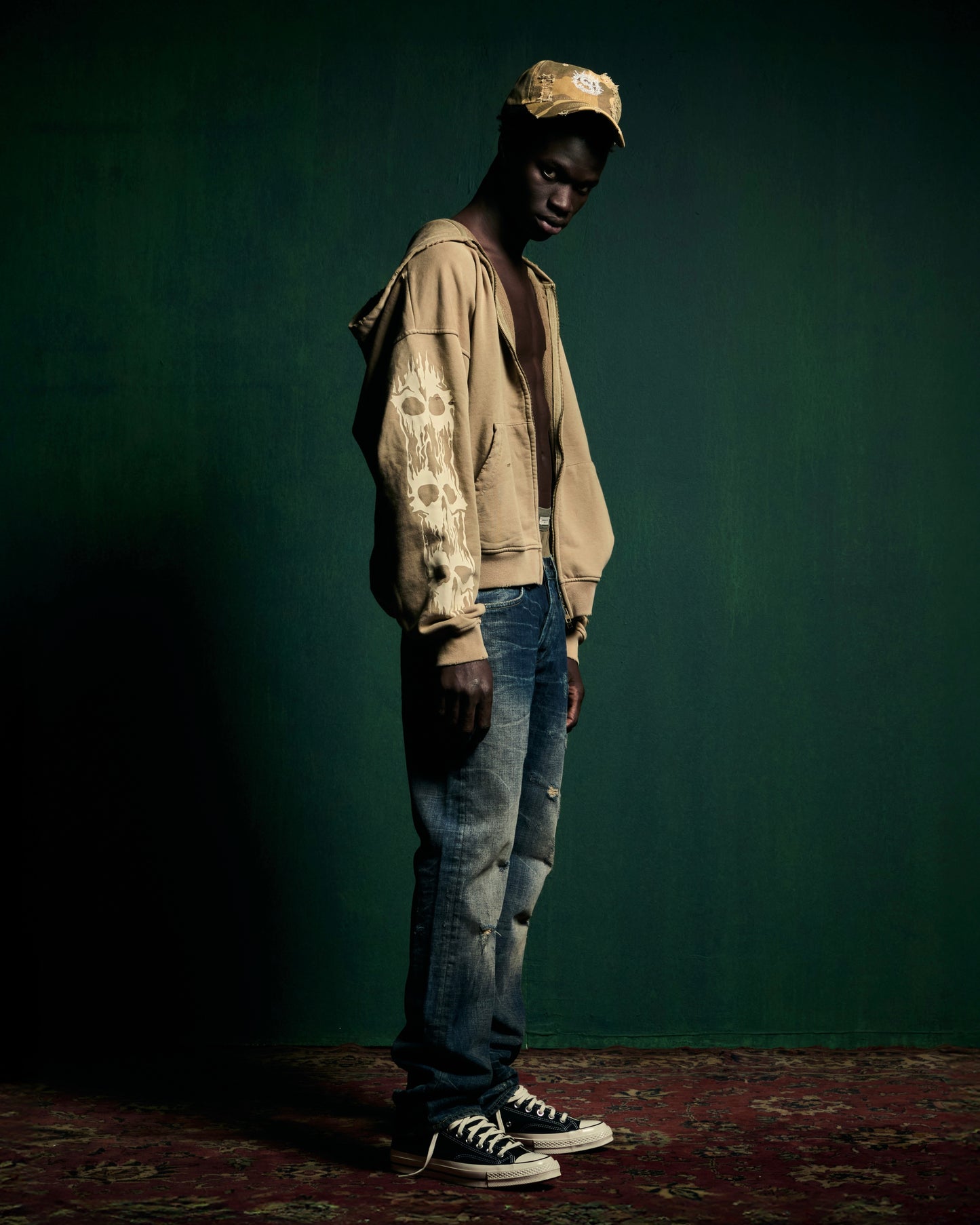 I SEE GHOST ZIP UP HOODIE