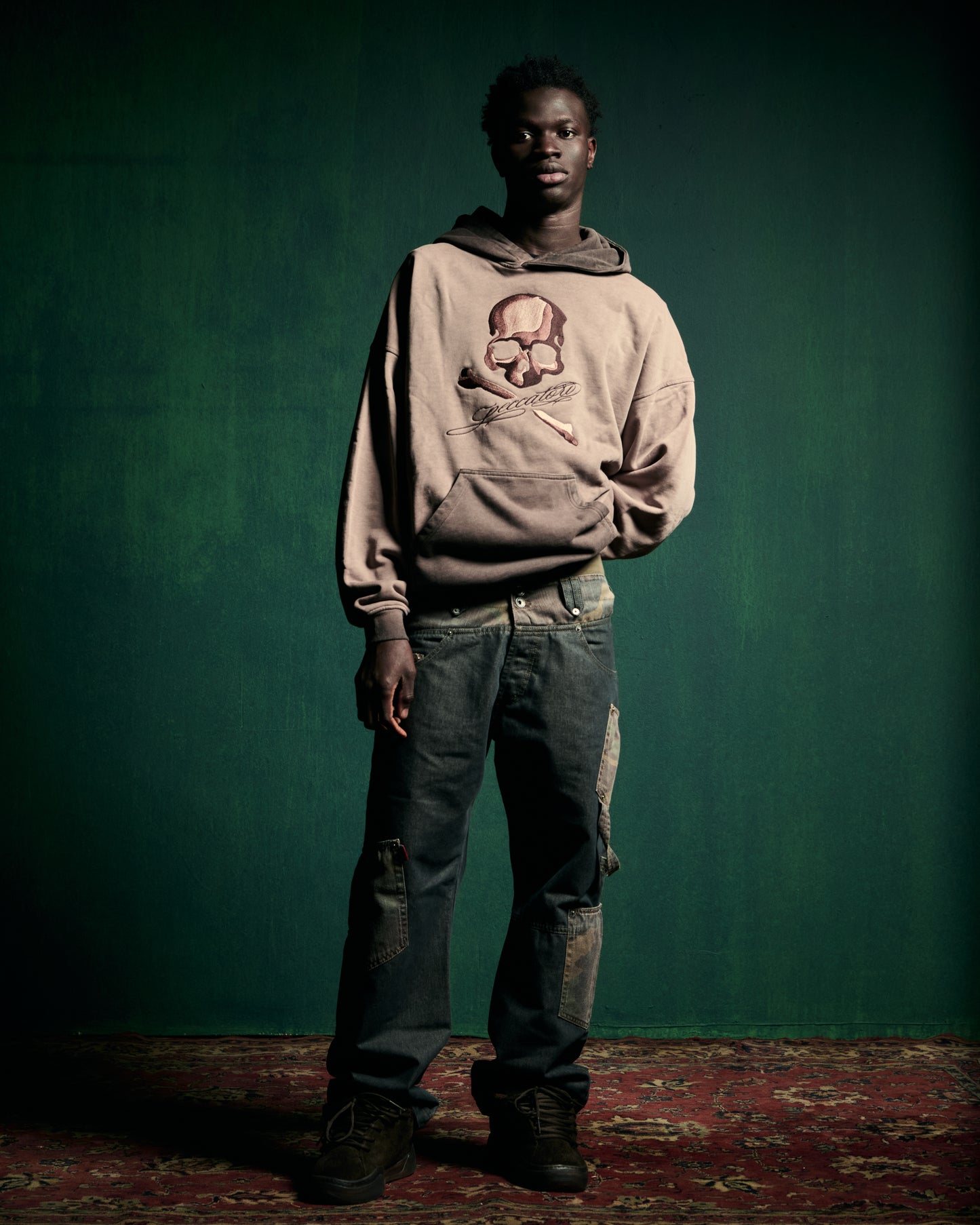 PECCATORI SKULL HOODIE