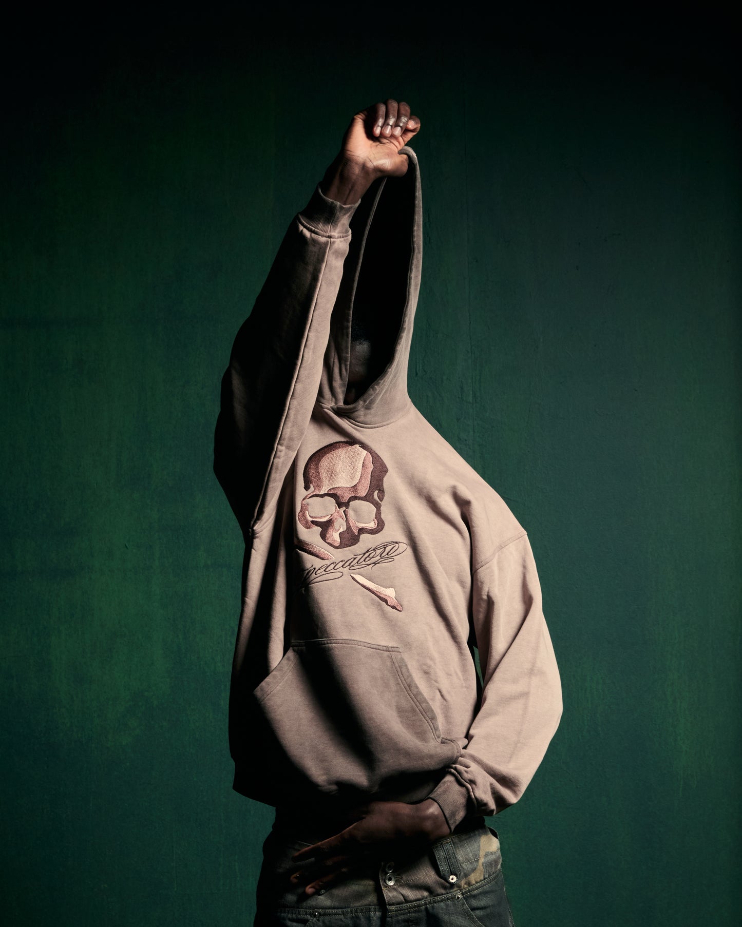 PECCATORI SKULL HOODIE