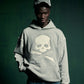 PECCATORI LEATHER SKULL HOODIE