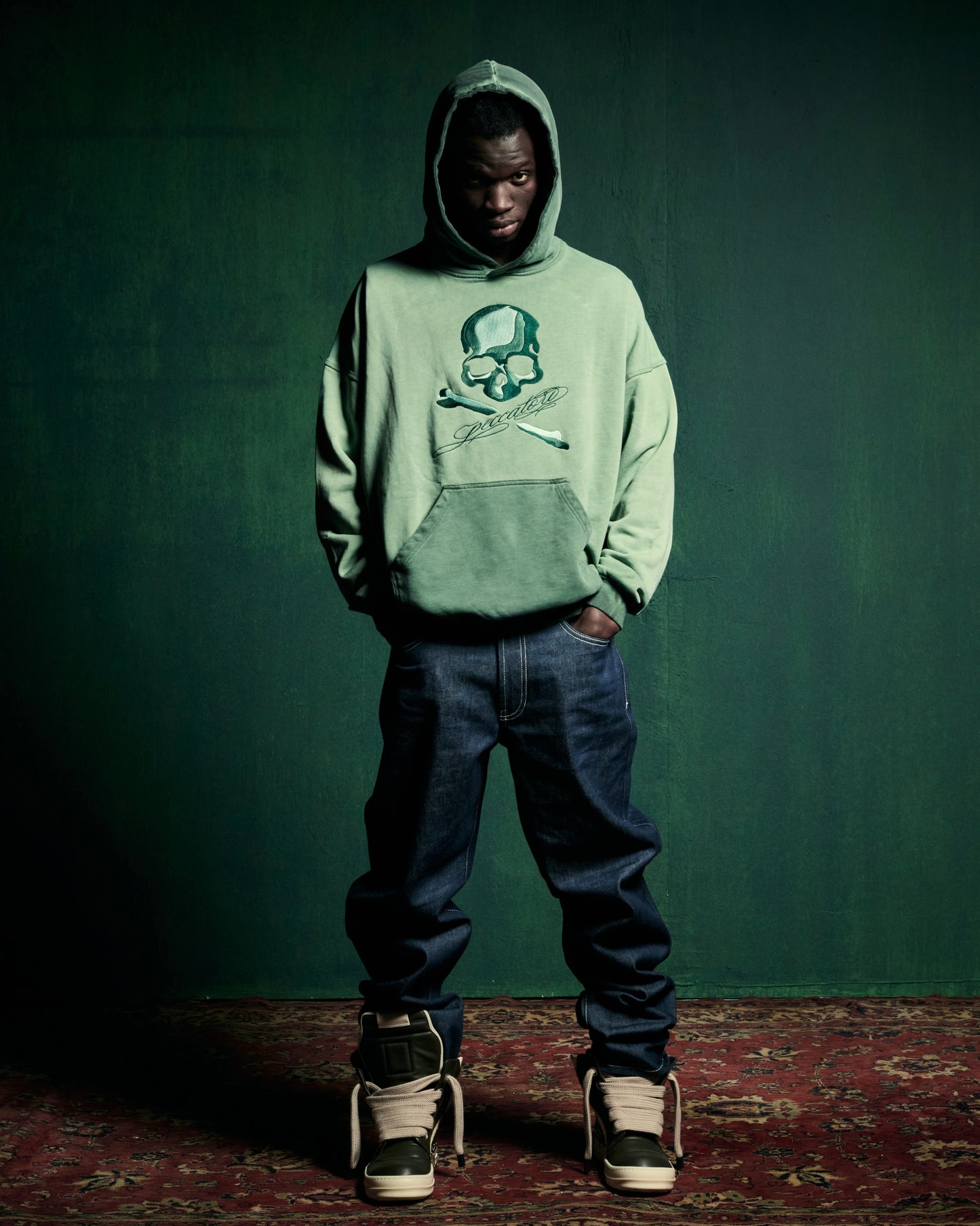 PECCATORI SKULL HOODIE
