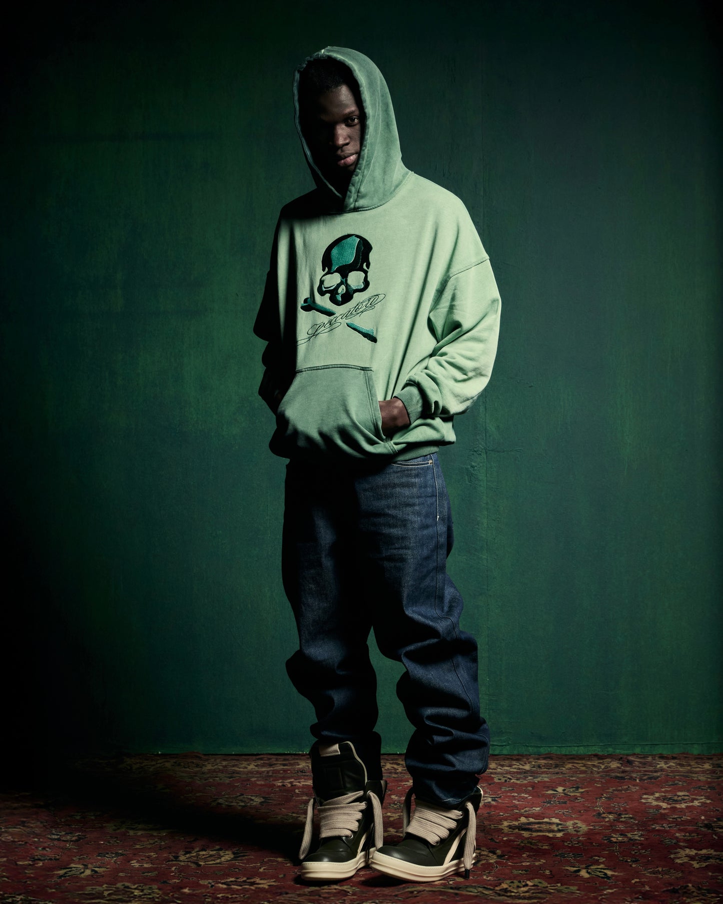PECCATORI SKULL HOODIE