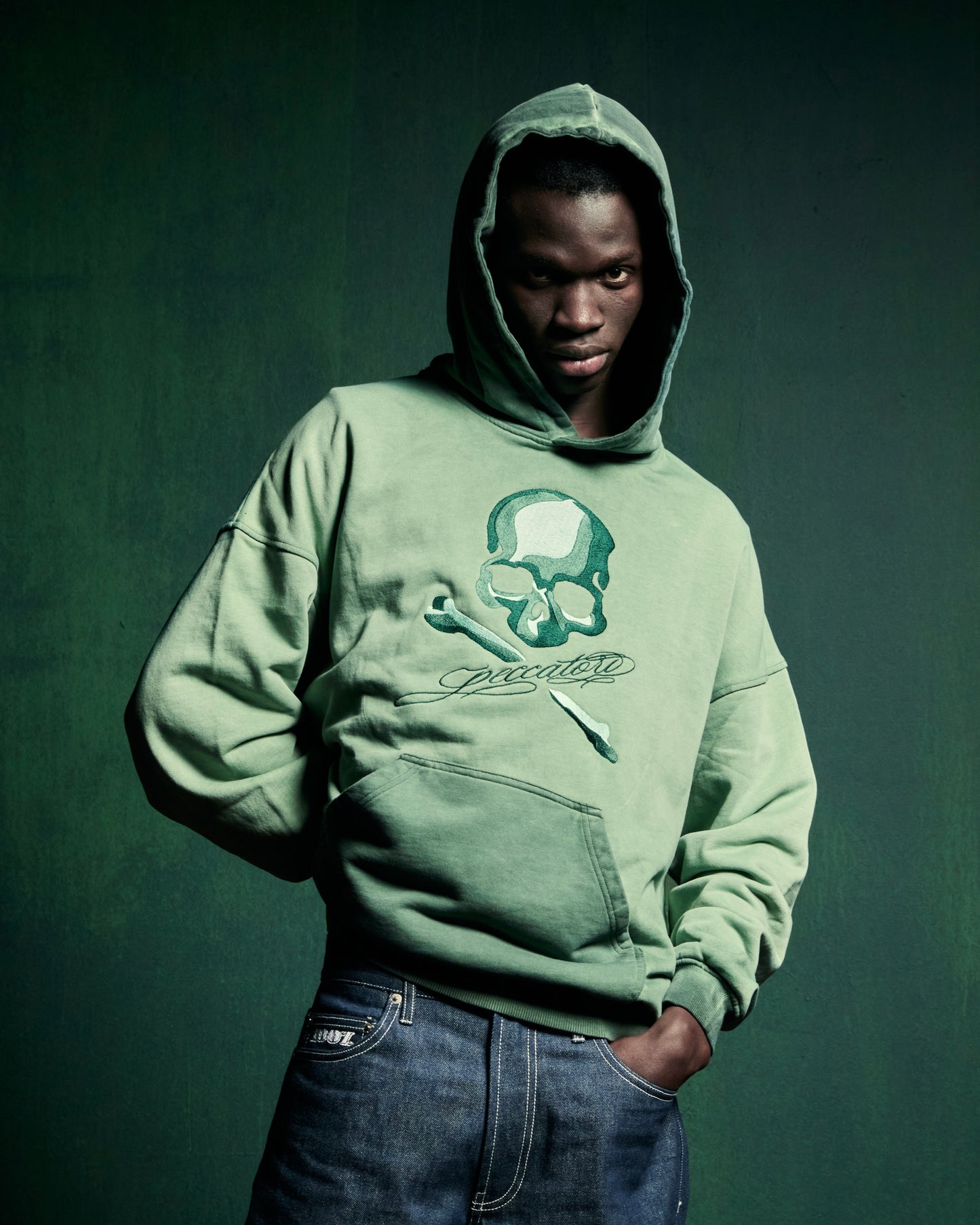 PECCATORI SKULL HOODIE